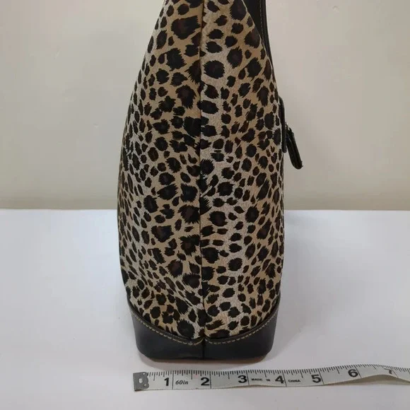 Charter Club Classics Leopard print shoulder purse - Picture 6 of 12